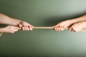 Tug-of-war between grace and truth